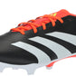adidas Unisex Predator 24 League Low Firm Ground Sneaker Black/White/Solar Red 5.5 US Men