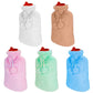 Bolsa de agua caliente de 2 litros con funda de felpa