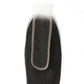 Cierre de cabello humano liso sedoso brasileño 2x6 HD Lace