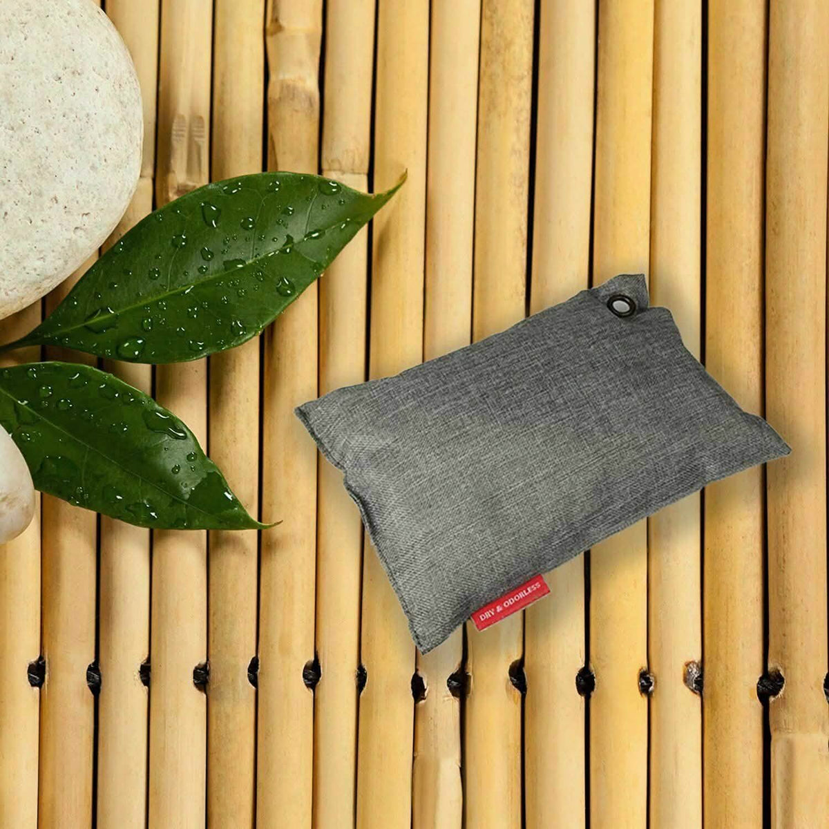 Paquete de 3: Bolsas Moso 100% Naturales de 200 gramos para Purificar el Aire y Eliminar Olores