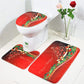 3-Pack: Christmas Bathroom Rugs Set