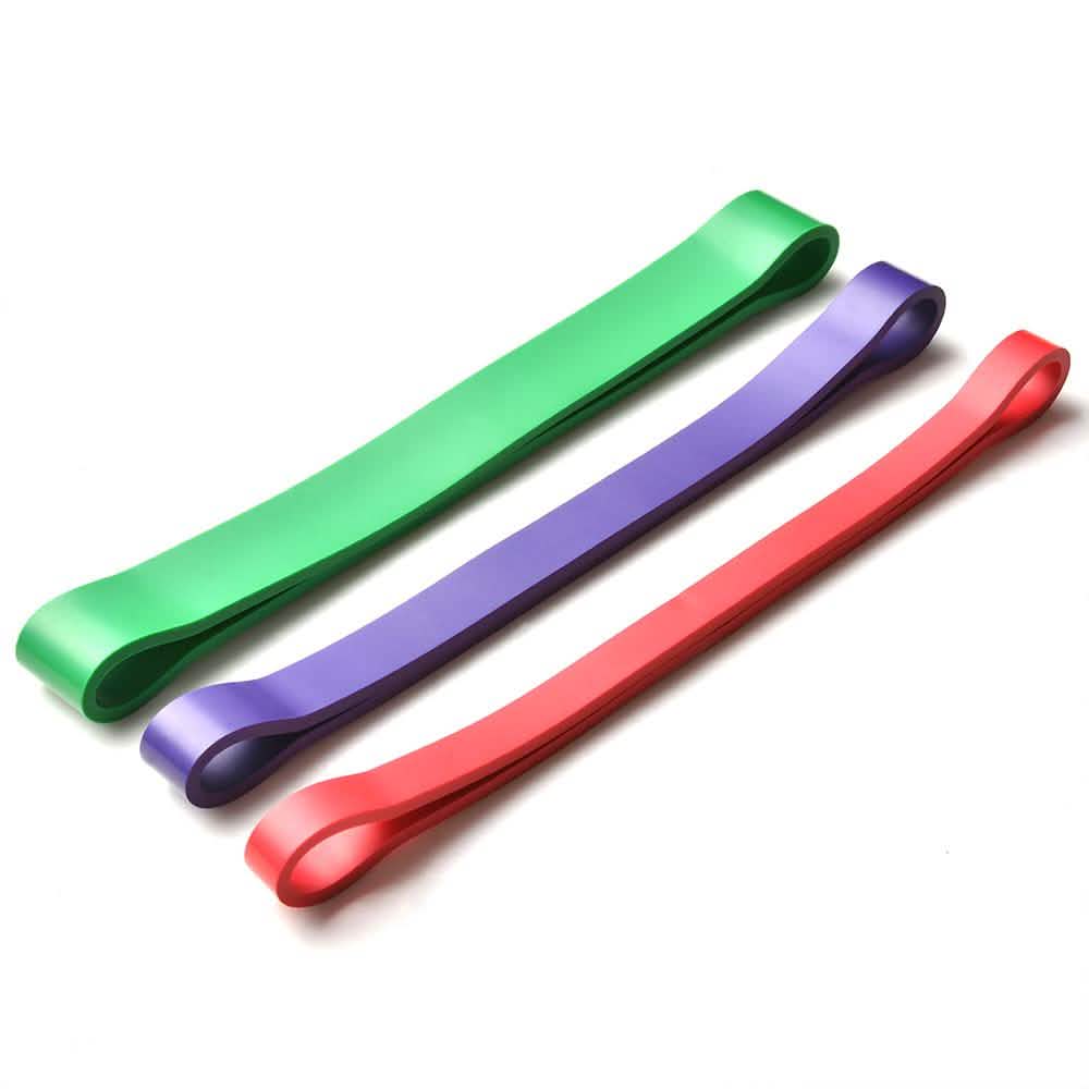 Paquete de 3: Bandas de Resistencia para Ejercicio, Cinturón de Entrenamiento, Terapia de Estiramiento, Correr, Pilates