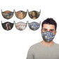Paquete de 3: Mascarillas Reutilizables y Lavables de 2 Capas con Famosas Pinturas de Arte (No Médicas)