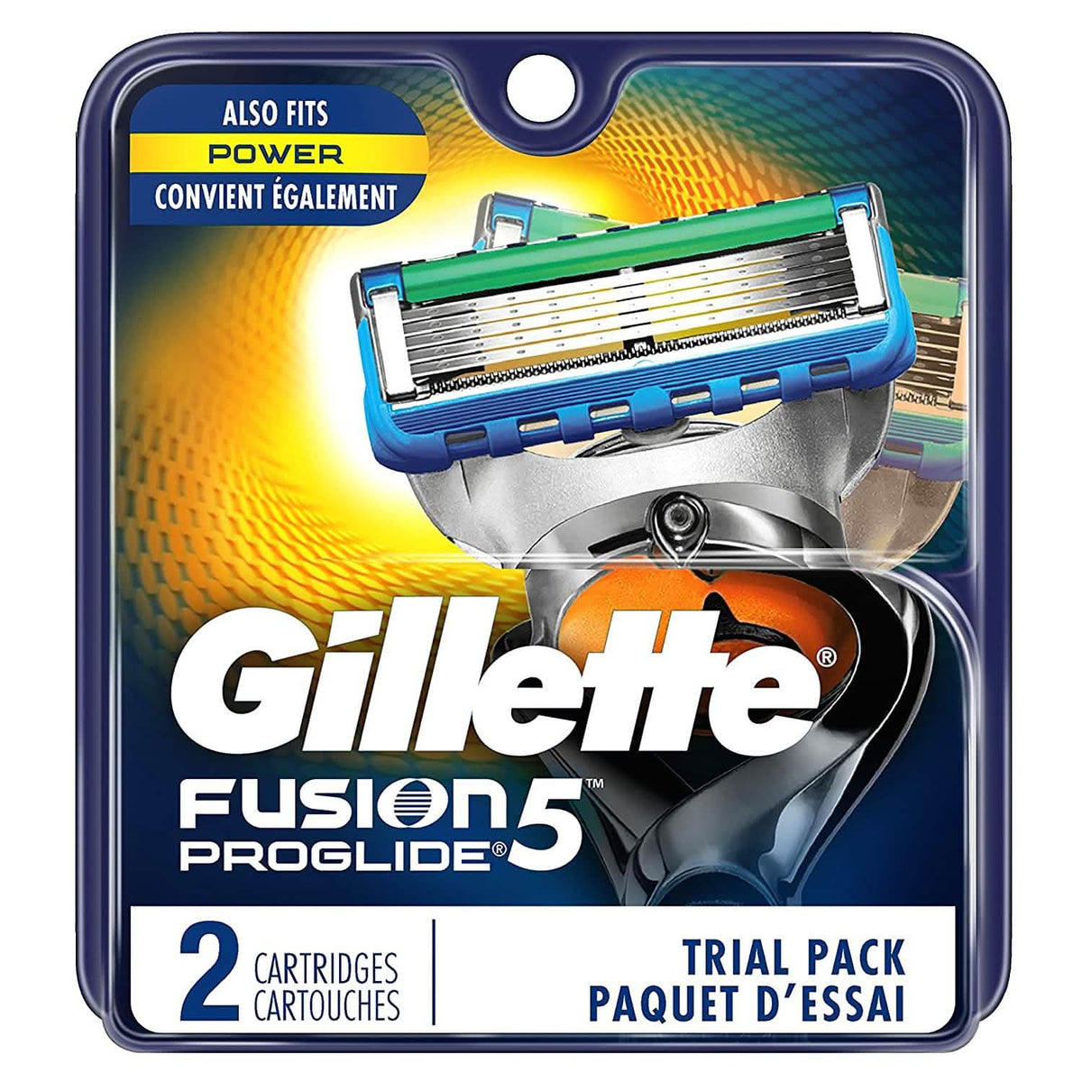 Paquete de 3: Cuchillas de afeitar Gillette Fusion5 ProGlide para hombre