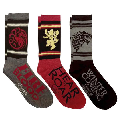 3 pares: Caja de Casas de Juego de Tronos y Caja Targaryen