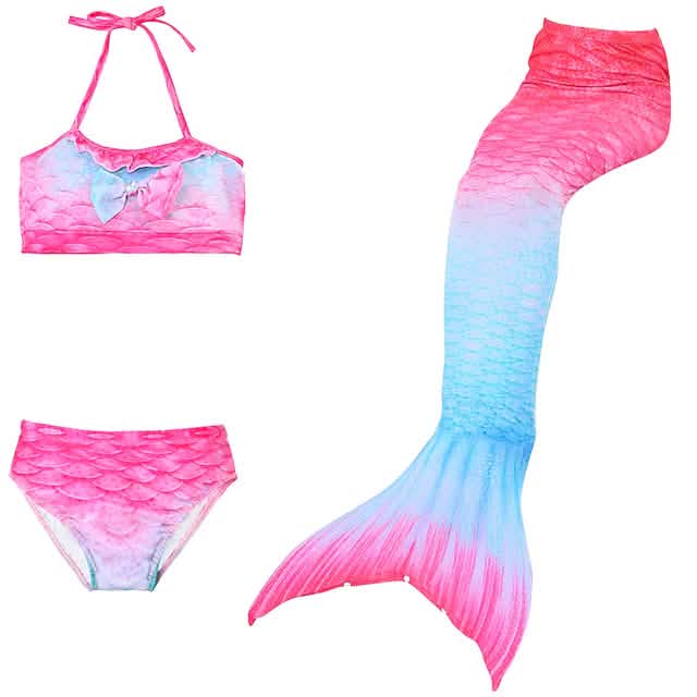 Conjunto de bikini de 3 piezas para niñas