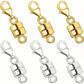 3-Piece: Magnetic Lobster Clasp Necklace Converter with Strong Magnetic Closure