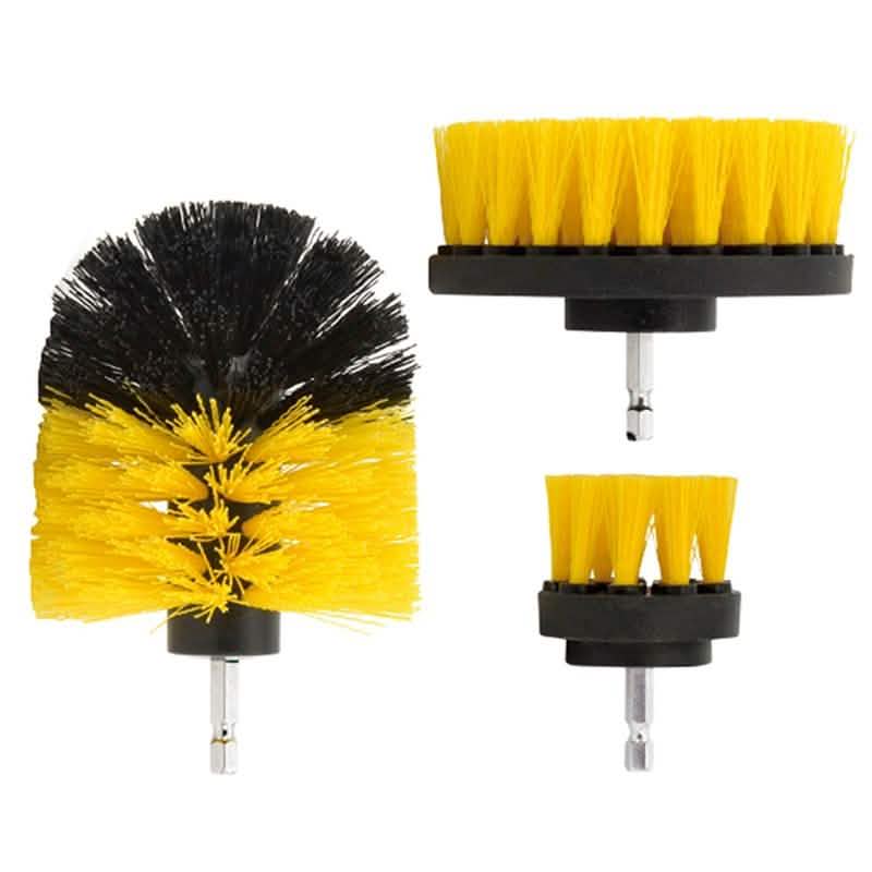 Set de 3 Piezas: Cepillo de Taladro Limpiador Eléctrico Multiusos