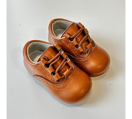 Alfie Zapatos de vestir con cordones para niños, puntera ancha