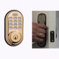 Yale YRD210-ZW-619 Z-Wave Push Button Deadbolt, Polished Brass (Used - Like New)