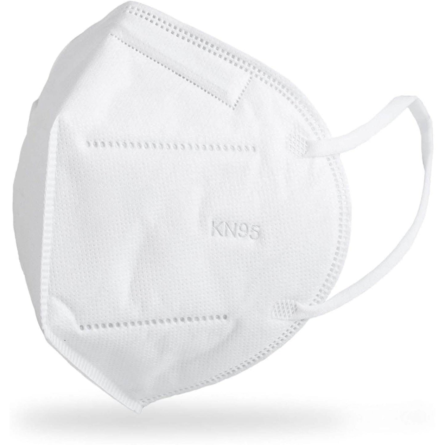 Paquete de 30: Mascarillas KN95 con tela transpirable multicapa y bucles elásticos para las orejas