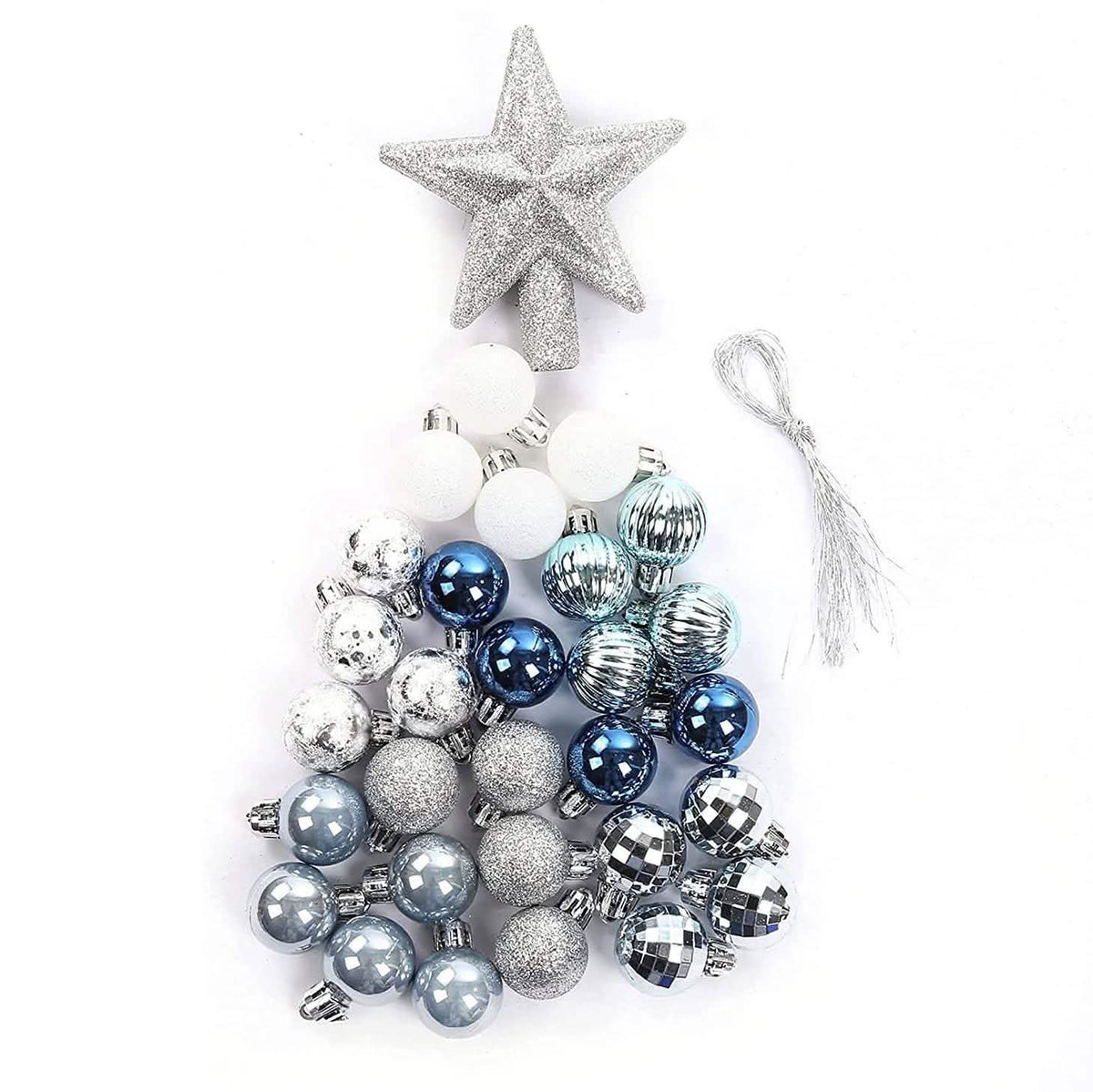 30 Piezas: Adornos de Bolas de Navidad para el Árbol de Navidad