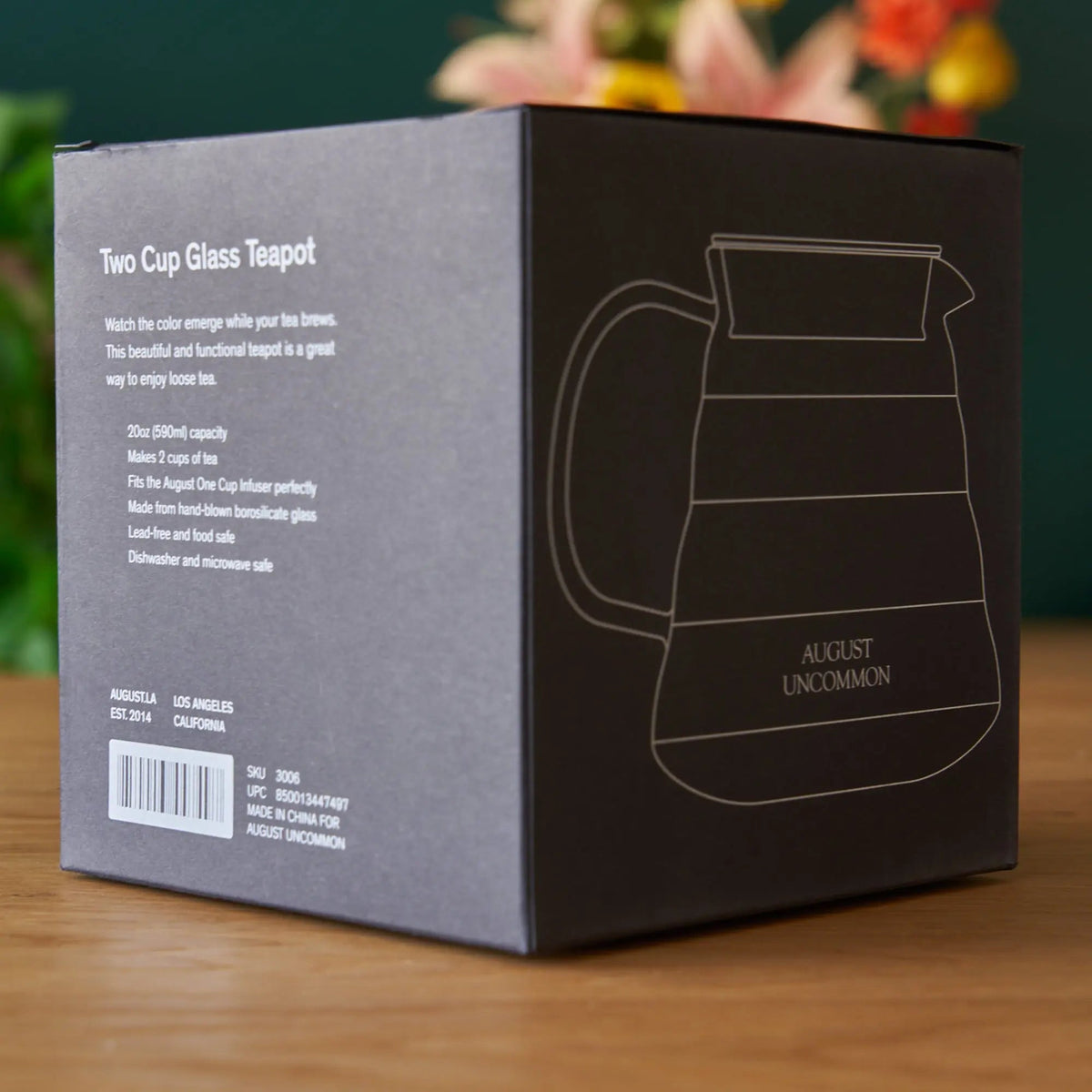 Tetera de cristal para dos tazas - La tetera básica perfecta