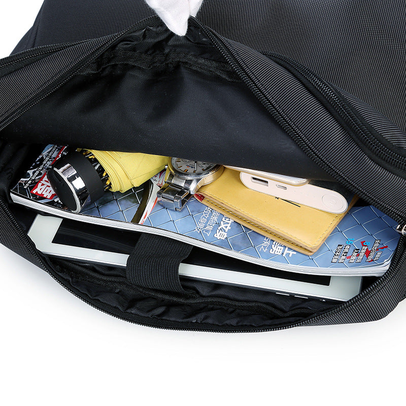 Men's Trendy Korean Style Leisure Horizontal Version Men's Shoulder Bags