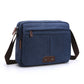Men's Single Solid Color Canvas Fashion Men's Messenger Bags