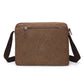 Men's Single Solid Color Canvas Fashion Men's Messenger Bags
