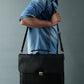 Business Attache Laptop Bag - Italian Finish
