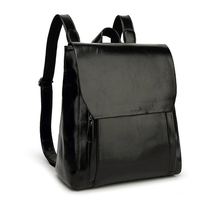 Women's With Leather Oil Wax Retro Style Bags