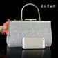 Women's Solid Color Banquet Clutch Fashion Horizontal Soft Evening Bags