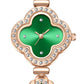 KINGNUOS Watch Fashion Lovely Bracelet Watch Quartz Wrist Watches Dress Watch (02 Green)