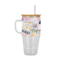 Regency Book Girl Glass Cups