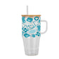 Blue Medical Glass Cups