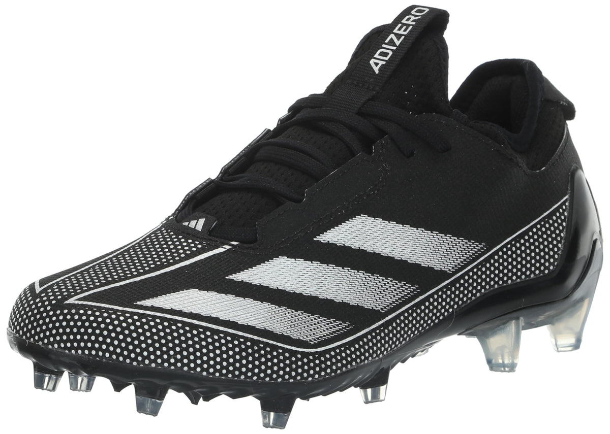 adidas Zapatilla de fútbol Adizero Electric.1 para hombre, negro/blanco/negro 8