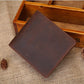 Men's Leather Short Business First Layer Cowhide Ladies Wallets