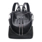Women's Leather Oxford Woven Large Capacity Tide Backpacks