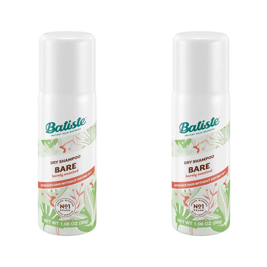Champú seco Batiste, Bare, tamaño mini de viaje 47 ml