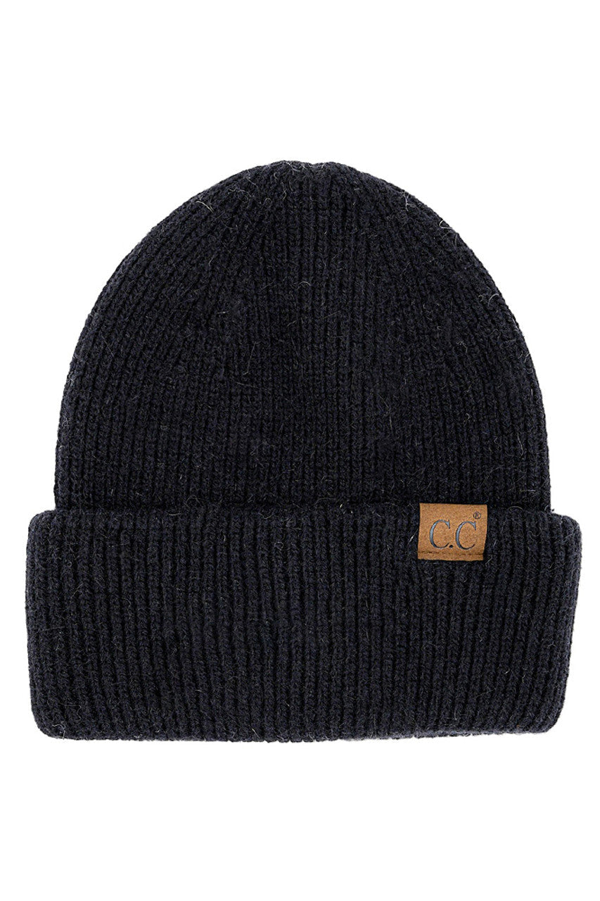 C.C Double Cuff Beanie Hat