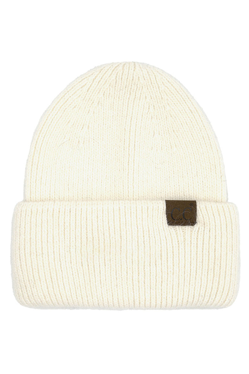 C.C Double Cuff Beanie Hat