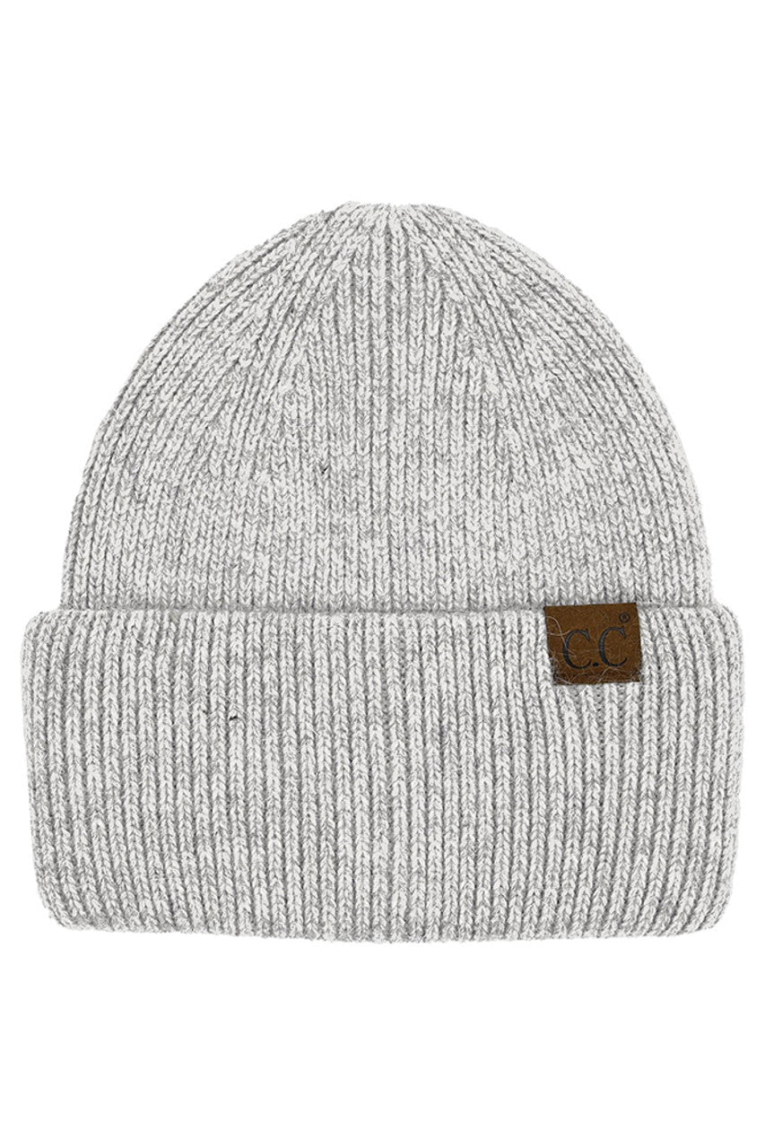 C.C Double Cuff Beanie Hat