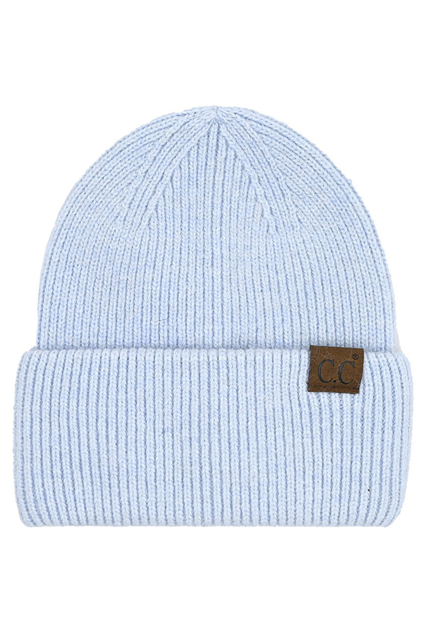 C.C Double Cuff Beanie Hat