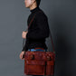 Tuscany Italian Leather Briefcase, Tan