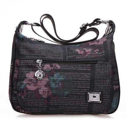 Women's Distribution Lun Apple Oxford Cloth Mom Shoulder Bags