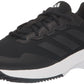 adidas Mens Gamecourt 2.0 Tennis Sneaker Black/Black/Grey 9.5