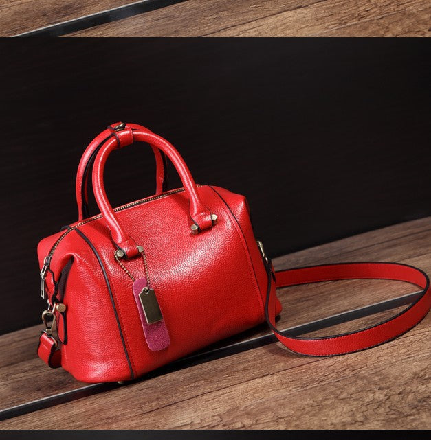 Women's French Boston Commuter Detachable Strap Two Crossbody Bags