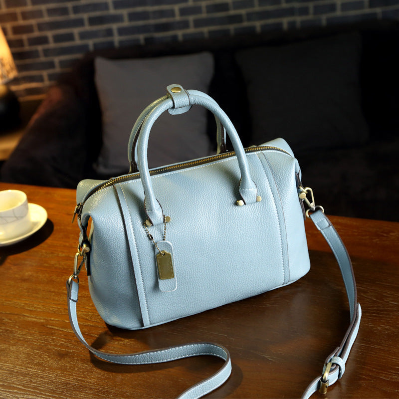 Women's French Boston Commuter Detachable Strap Two Crossbody Bags