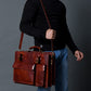 Tuscany Italian Leather Briefcase, Tan