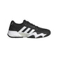 adidas Mens Solematch Control 2 Tennis Sneaker Black/White/Silver Metallic 6.5