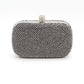 Women's Beads Head Rhinestone Banquet Clutch Chain Bags