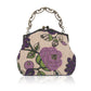 Women's Embroidery Linen Vintage Old Cheongsam Perfect Evening Bags