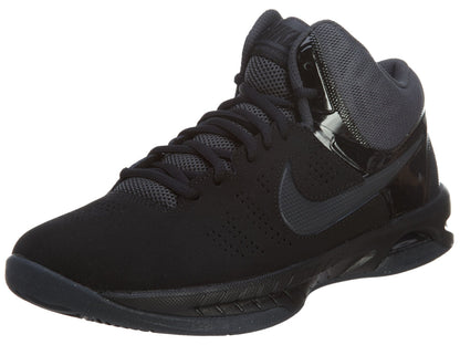 Nike Mens Air Visi Pro Vi NBK Zapatillas de baloncesto de nobuk con corte tobillero, Negro/Antracita - 10M