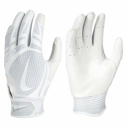 Guantes de bateo Nike Alpha Huarache Edge - Unisex - 1 par (Blanco/Blanco - XXG)