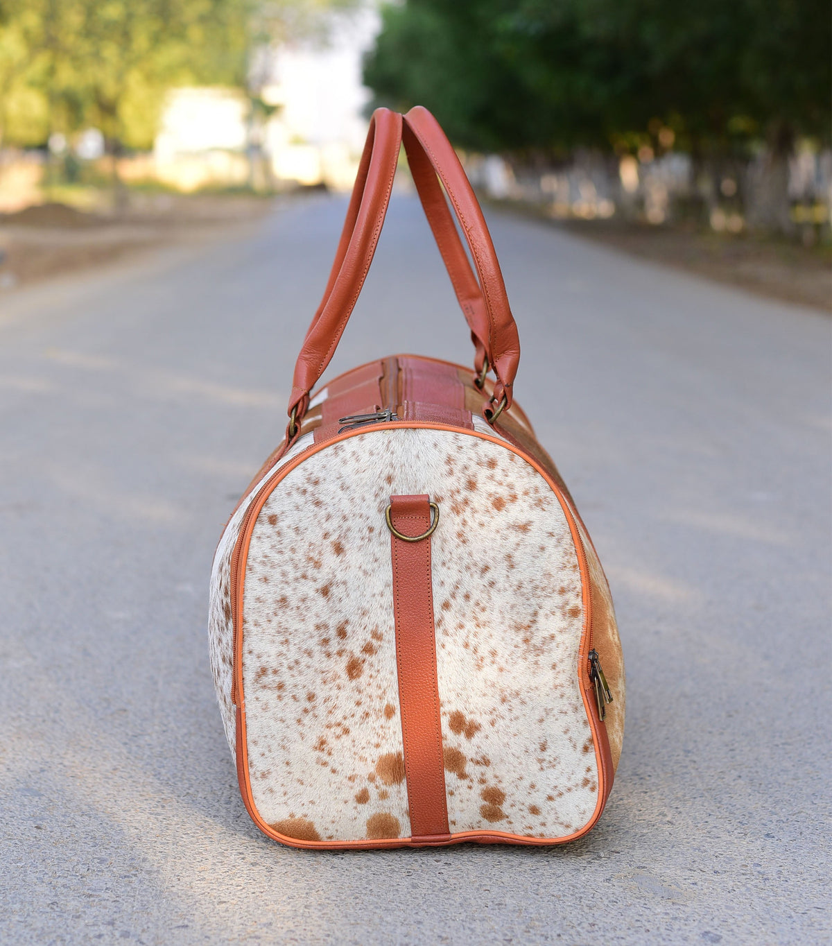 Pony Skin Bag: Handmade Cow Hide Leather, Stylish & Durable Tote for Everyday Use - Perfect Gift for Her