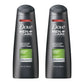 Dove Men+Care Champú y Acondicionador Fortificante 2 en 1 Fresco y Limpio para Cabello Normal a Graso con Cafeína y Mentol para Ayudar a Fortalecer y Nutrir el Cabello, 355 ml (Paquete de 2)