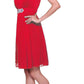 CLEARANCE - Cinderella Divine 3915 Chiffon Dress Knee Length (Size XL)