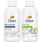 Dove Body Wash Travel Essentials Variety 2-Pack – Refreshing Cucumber & Green Tea + Deep Moisture Nourishing Body Washes 3 Oz Ea
