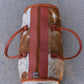 Pony Skin Bag: Handmade Cow Hide Leather, Stylish & Durable Tote for Everyday Use - Perfect Gift for Her
